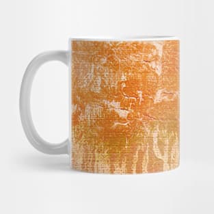 Orange Ochre Abstract Art Mug